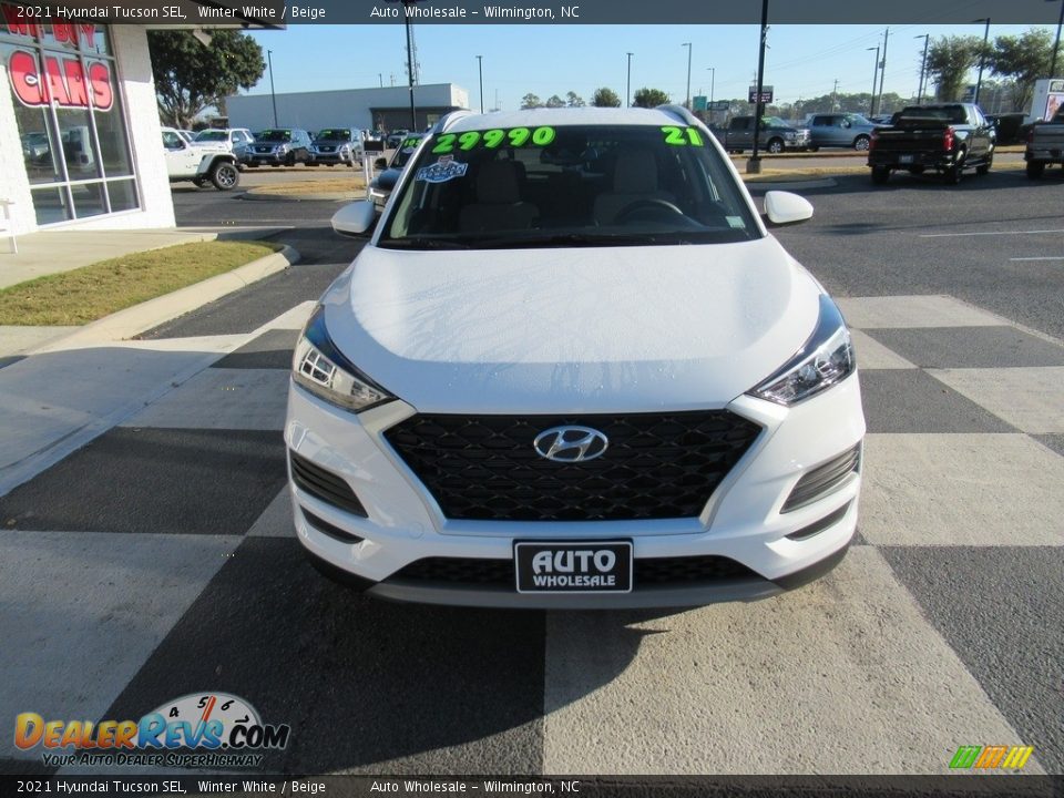 2021 Hyundai Tucson SEL Winter White / Beige Photo #2
