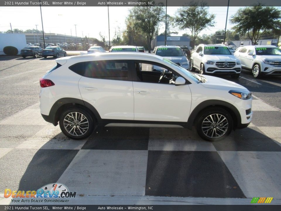 2021 Hyundai Tucson SEL Winter White / Beige Photo #3