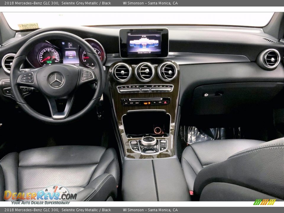 2018 Mercedes-Benz GLC 300 Selenite Grey Metallic / Black Photo #15