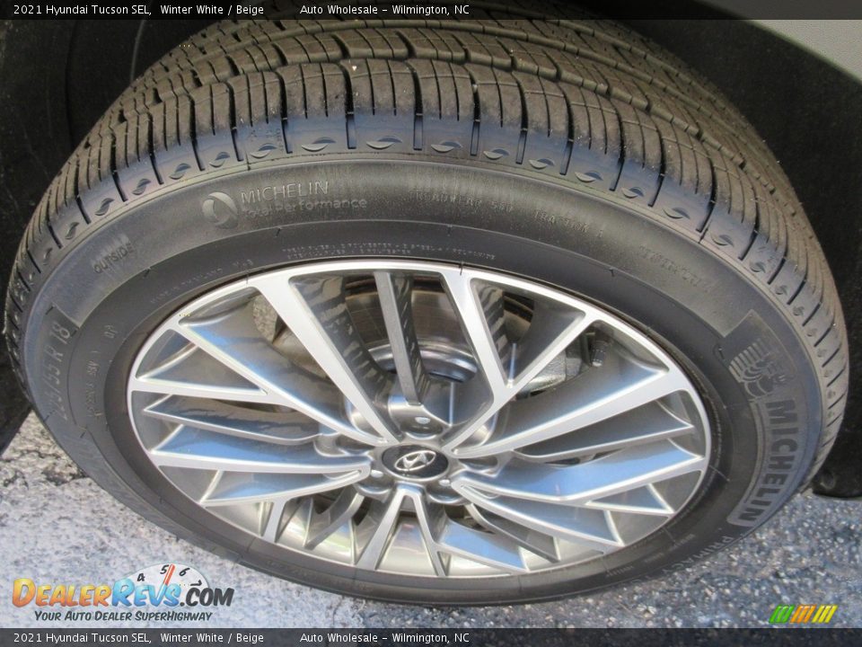 2021 Hyundai Tucson SEL Winter White / Beige Photo #7