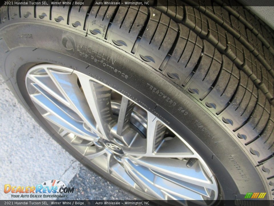 2021 Hyundai Tucson SEL Winter White / Beige Photo #8