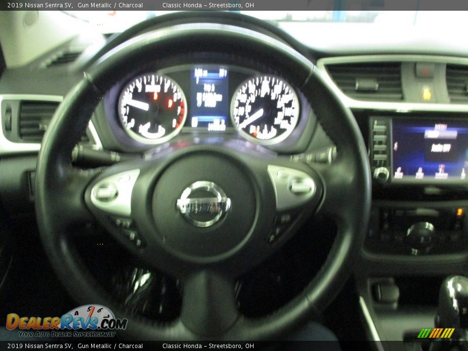 2019 Nissan Sentra SV Gun Metallic / Charcoal Photo #29