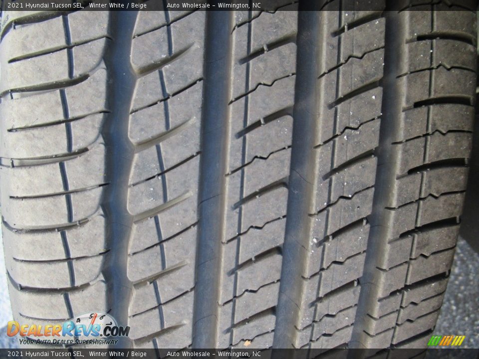 2021 Hyundai Tucson SEL Winter White / Beige Photo #10
