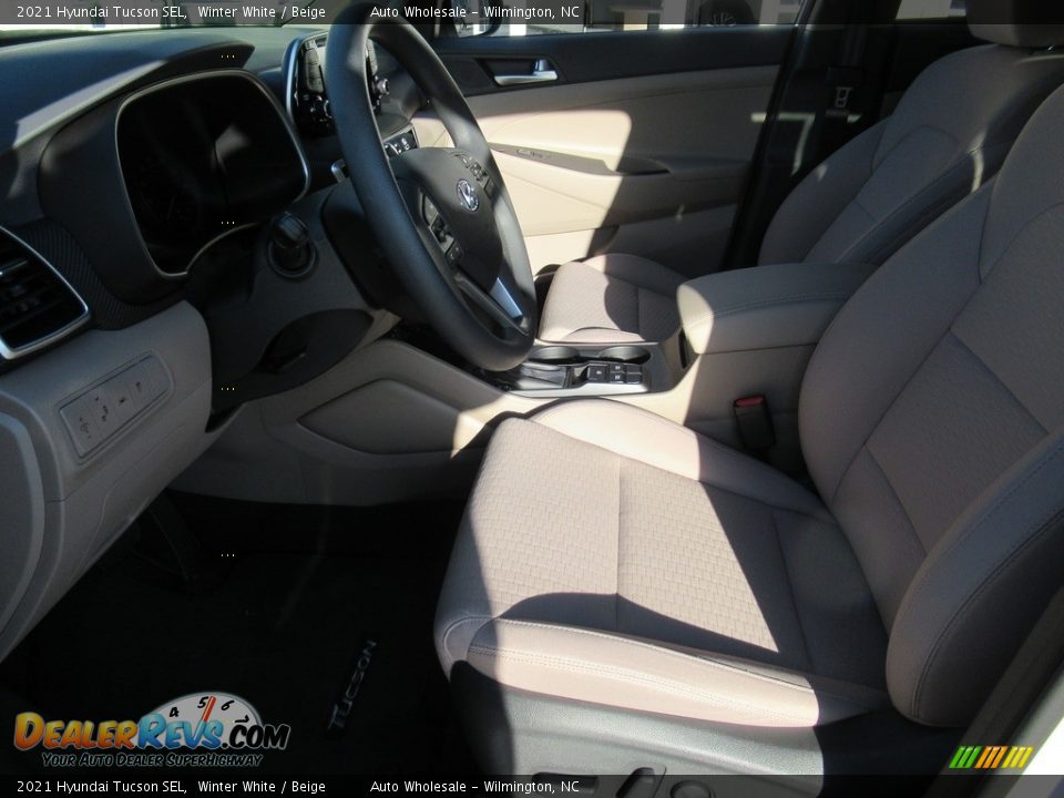 2021 Hyundai Tucson SEL Winter White / Beige Photo #11