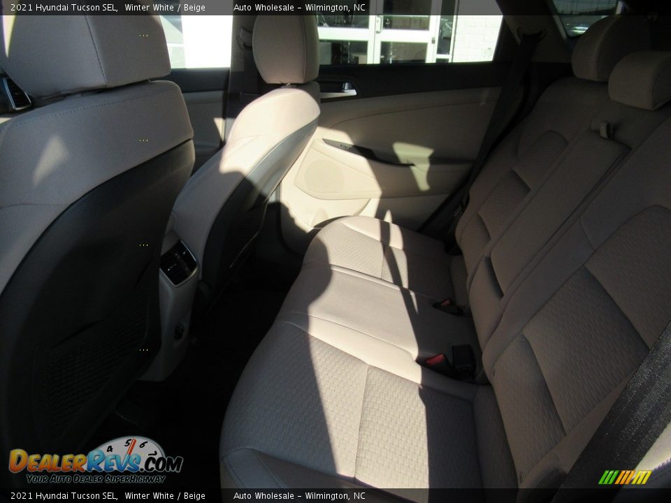 2021 Hyundai Tucson SEL Winter White / Beige Photo #12