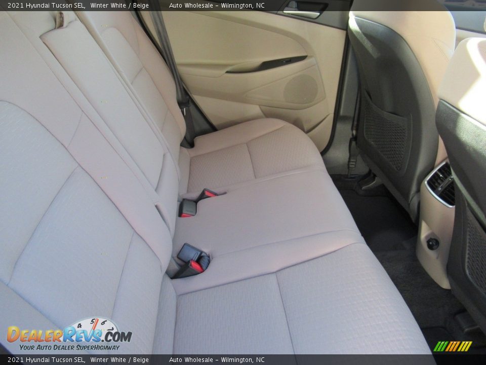 2021 Hyundai Tucson SEL Winter White / Beige Photo #14