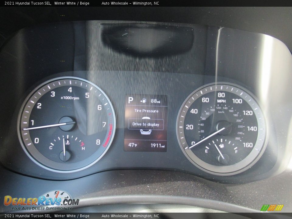 2021 Hyundai Tucson SEL Winter White / Beige Photo #16