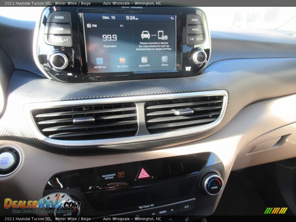 2021 Hyundai Tucson SEL Winter White / Beige Photo #17