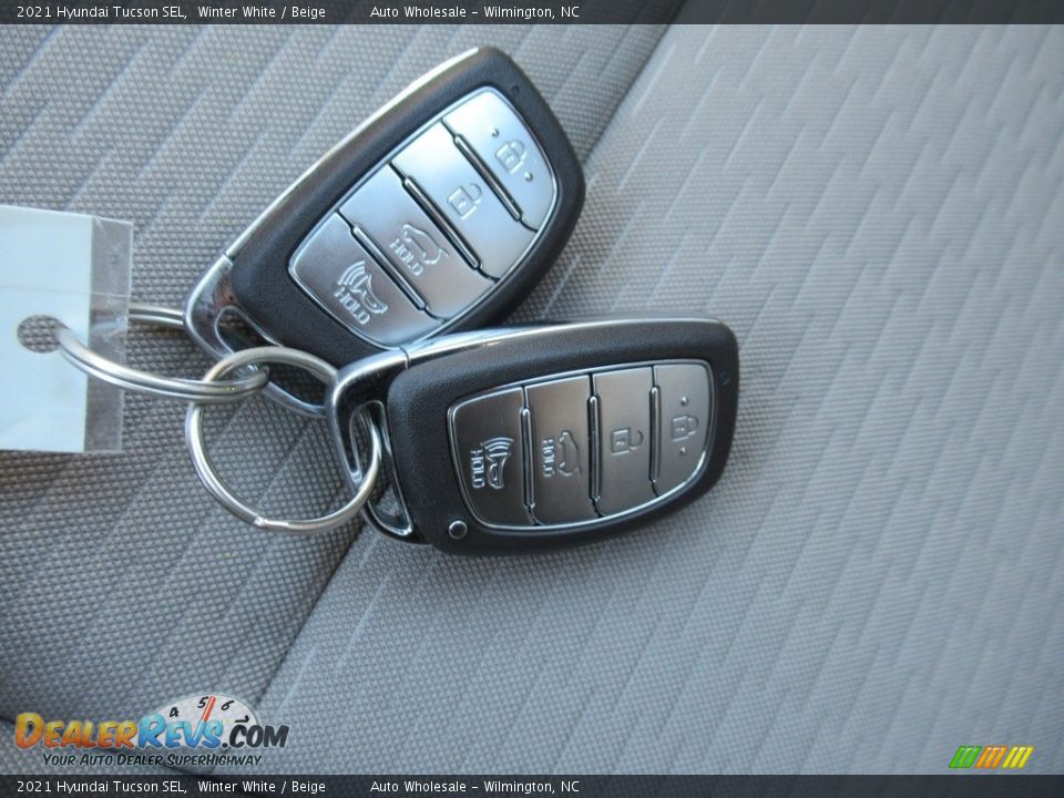 2021 Hyundai Tucson SEL Winter White / Beige Photo #20
