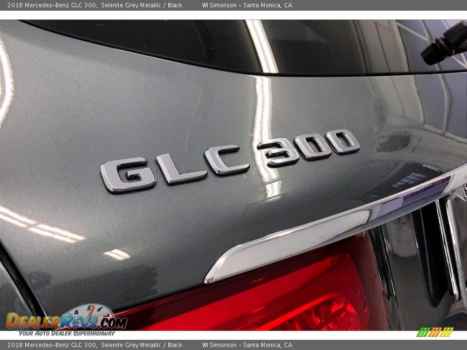 2018 Mercedes-Benz GLC 300 Selenite Grey Metallic / Black Photo #31