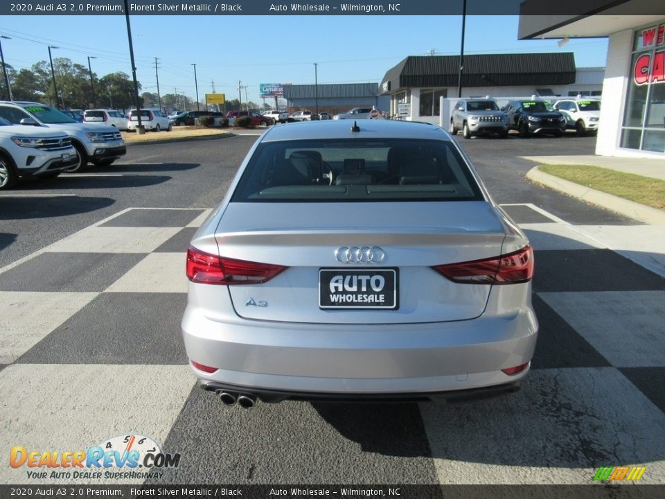 2020 Audi A3 2.0 Premium Florett Silver Metallic / Black Photo #4