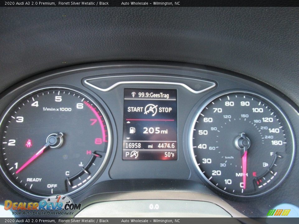 2020 Audi A3 2.0 Premium Gauges Photo #16