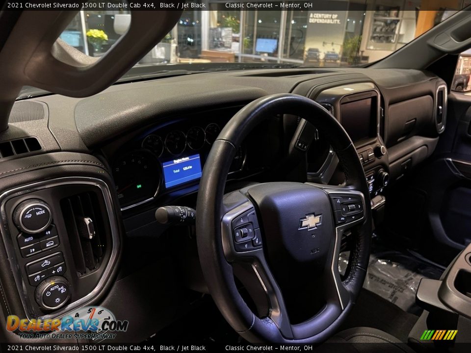 2021 Chevrolet Silverado 1500 LT Double Cab 4x4 Black / Jet Black Photo #2