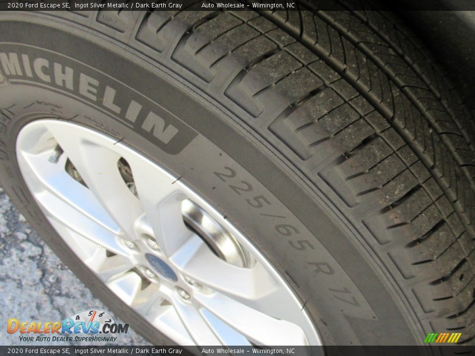 2020 Ford Escape SE Ingot Silver Metallic / Dark Earth Gray Photo #8