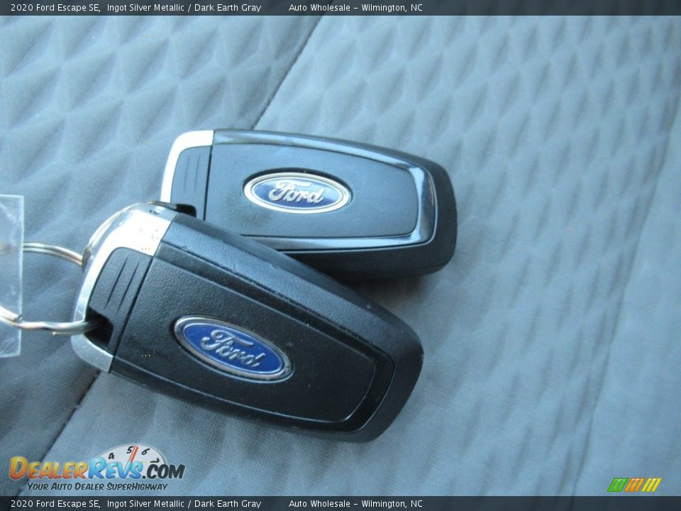 2020 Ford Escape SE Ingot Silver Metallic / Dark Earth Gray Photo #20