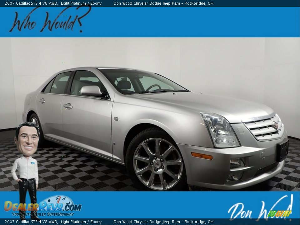 2007 Cadillac STS 4 V8 AWD Light Platinum / Ebony Photo #1