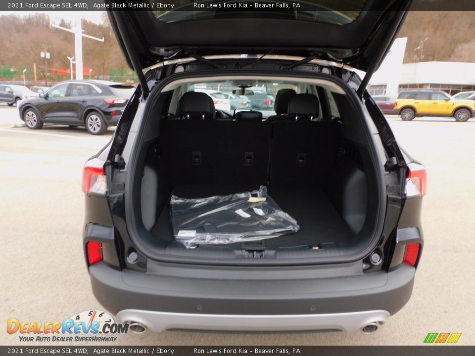 2021 Ford Escape SEL 4WD Agate Black Metallic / Ebony Photo #4