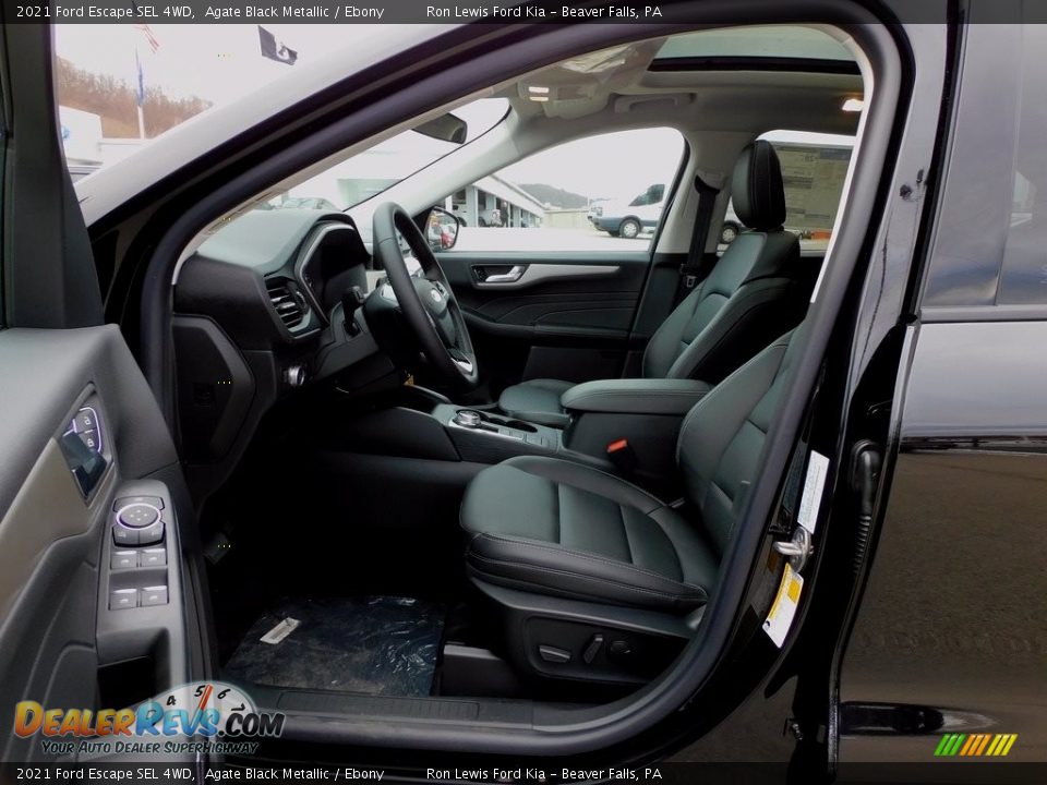 2021 Ford Escape SEL 4WD Agate Black Metallic / Ebony Photo #11