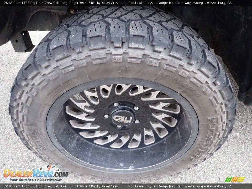 2018 Ram 1500 Big Horn Crew Cab 4x4 Bright White / Black/Diesel Gray Photo #5