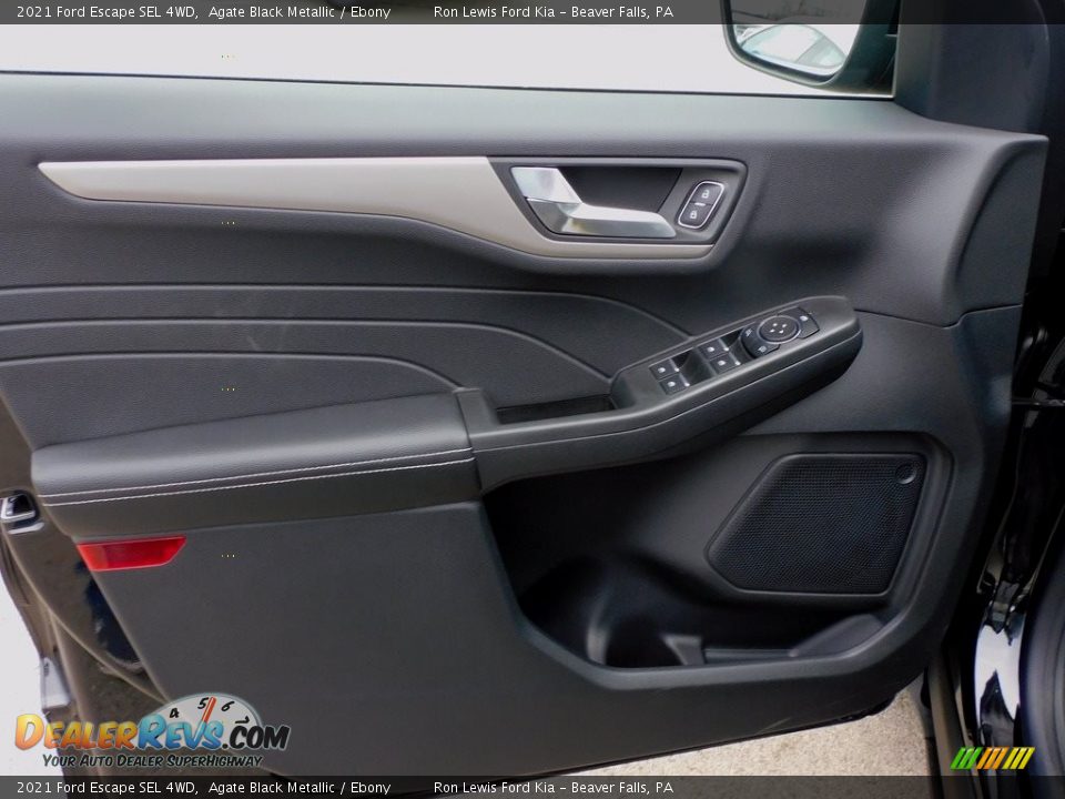 2021 Ford Escape SEL 4WD Agate Black Metallic / Ebony Photo #14