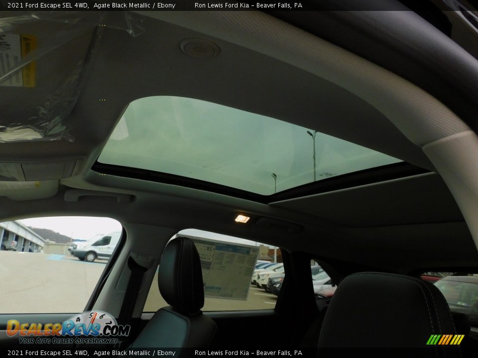 2021 Ford Escape SEL 4WD Agate Black Metallic / Ebony Photo #15