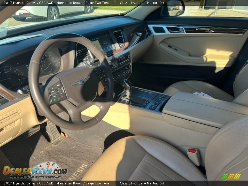 Front Seat of 2017 Hyundai Genesis G80 AWD Photo #3
