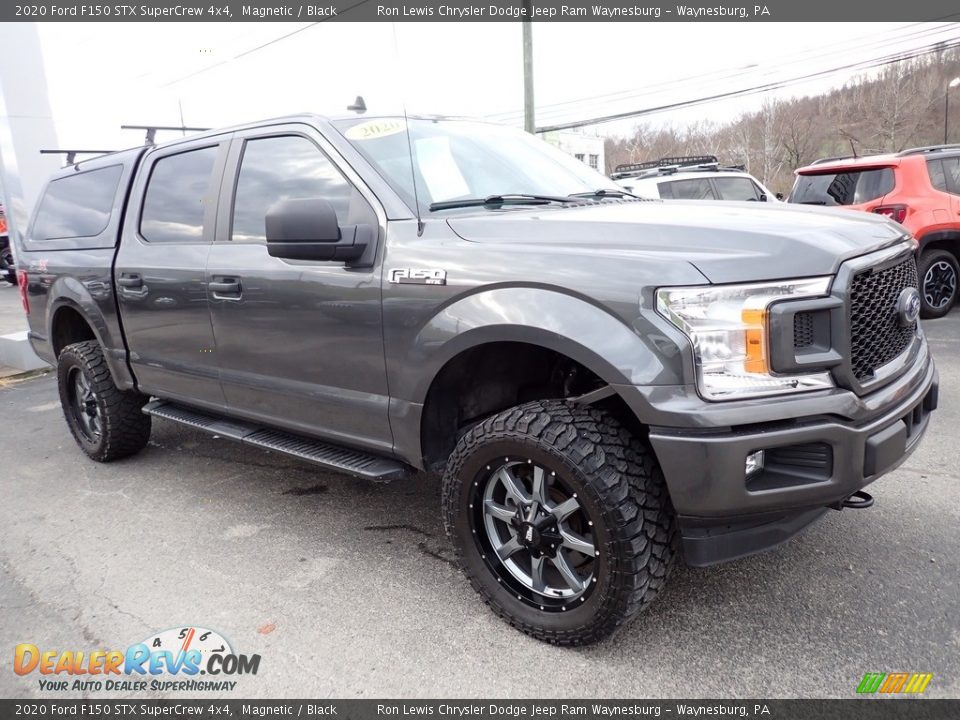 2020 Ford F150 STX SuperCrew 4x4 Magnetic / Black Photo #8