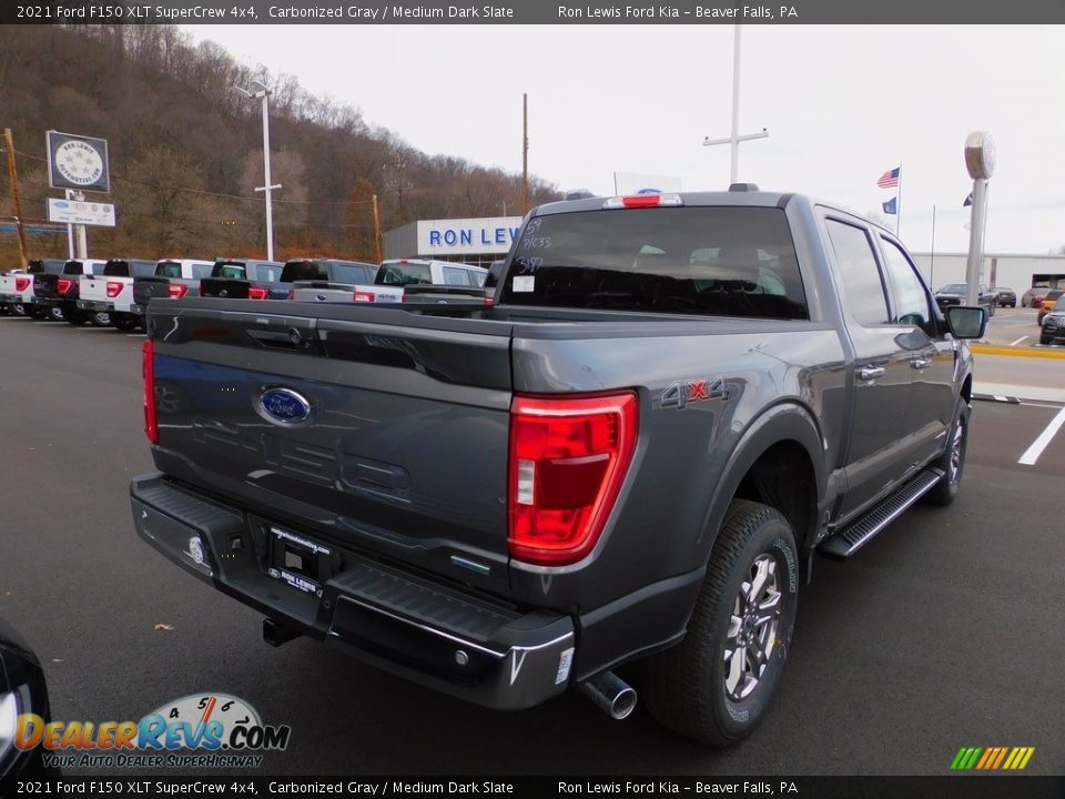 2021 Ford F150 XLT SuperCrew 4x4 Carbonized Gray / Medium Dark Slate Photo #2