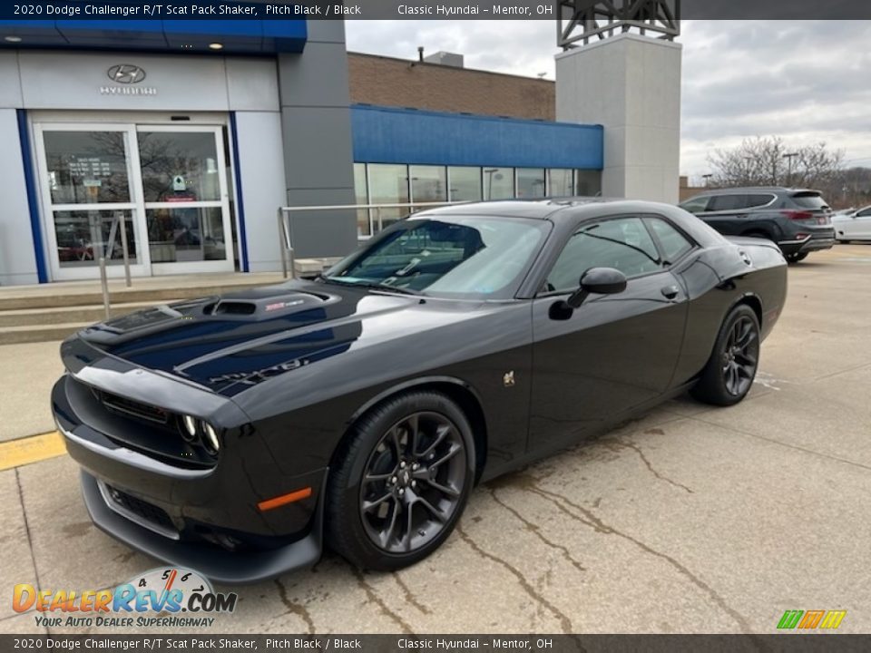2020 Dodge Challenger R/T Scat Pack Shaker Pitch Black / Black Photo #1