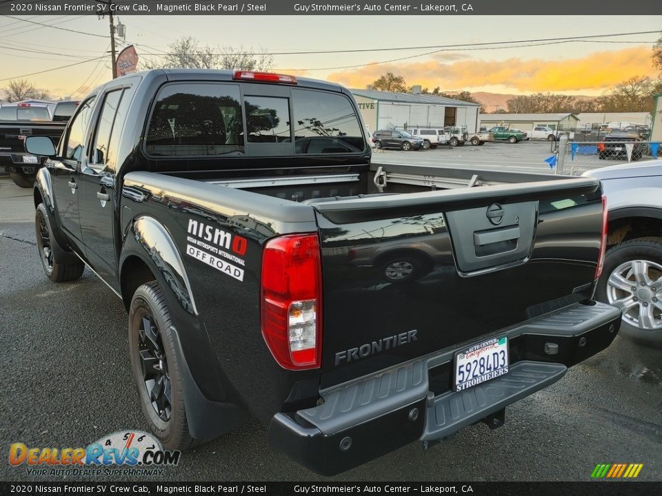 2020 Nissan Frontier SV Crew Cab Magnetic Black Pearl / Steel Photo #9
