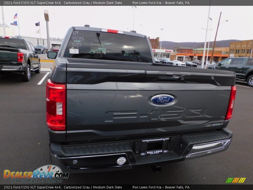 2021 Ford F150 XLT SuperCrew 4x4 Carbonized Gray / Medium Dark Slate Photo #3