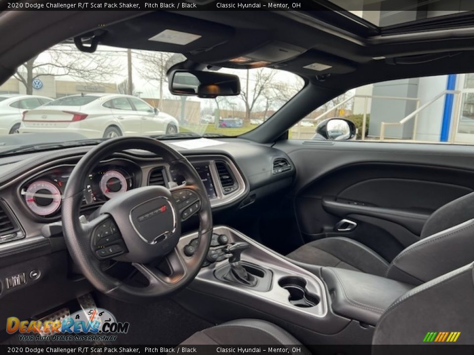 2020 Dodge Challenger R/T Scat Pack Shaker Pitch Black / Black Photo #3