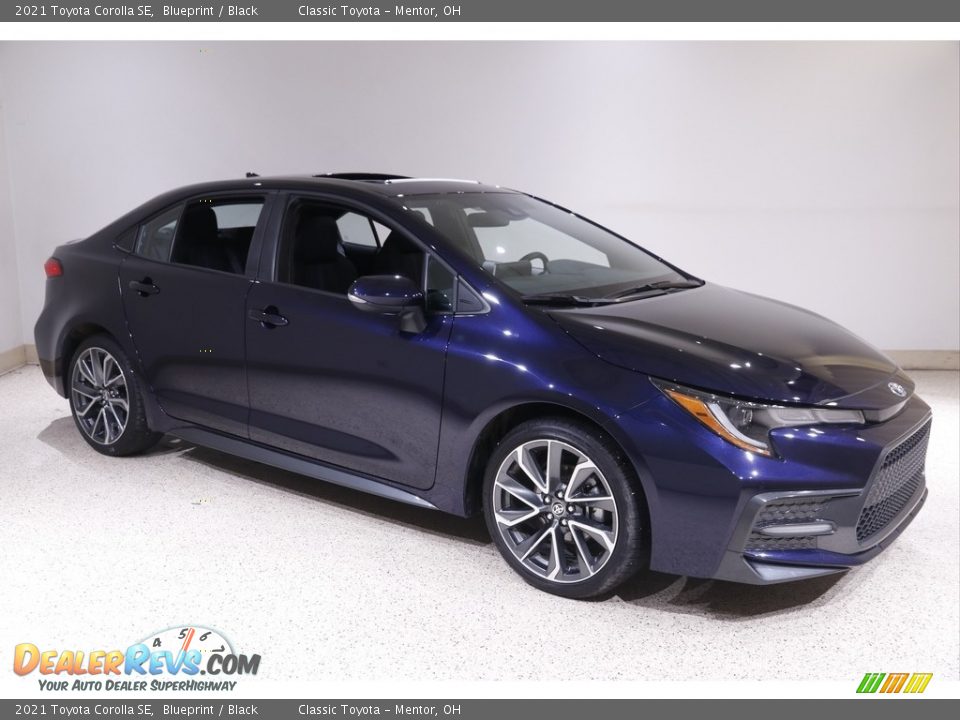2021 Toyota Corolla SE Blueprint / Black Photo #1