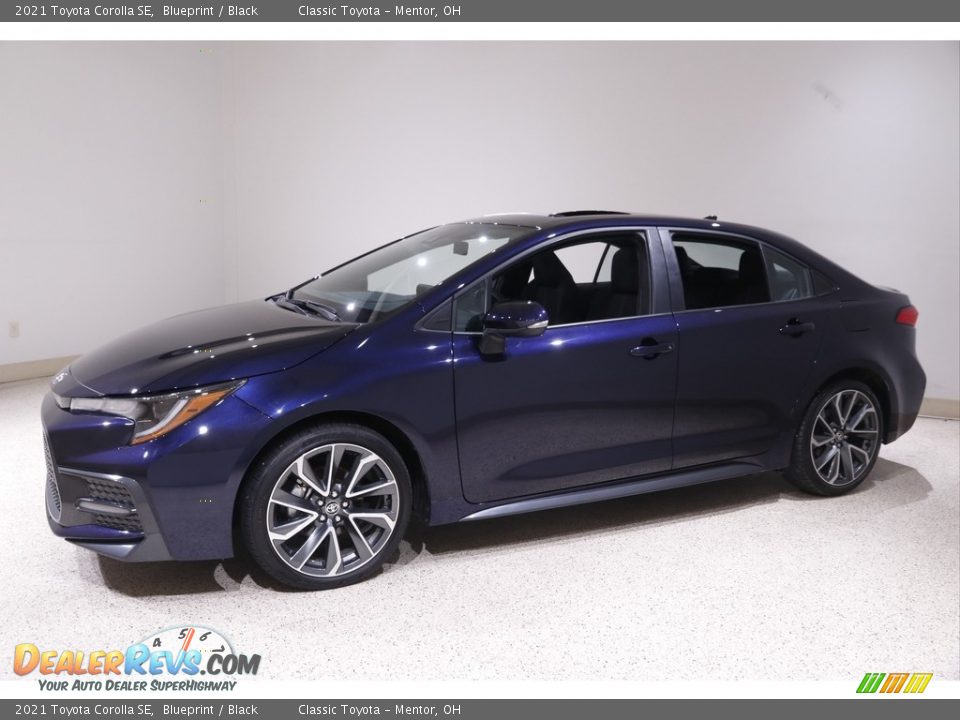 2021 Toyota Corolla SE Blueprint / Black Photo #3