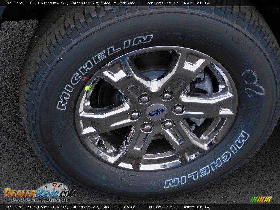 2021 Ford F150 XLT SuperCrew 4x4 Carbonized Gray / Medium Dark Slate Photo #10