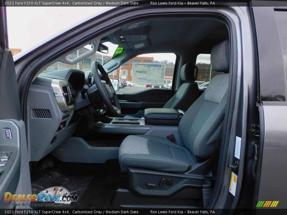 2021 Ford F150 XLT SuperCrew 4x4 Carbonized Gray / Medium Dark Slate Photo #11
