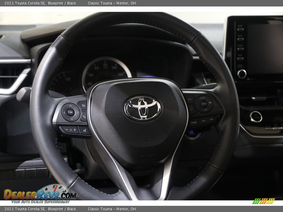 2021 Toyota Corolla SE Blueprint / Black Photo #7