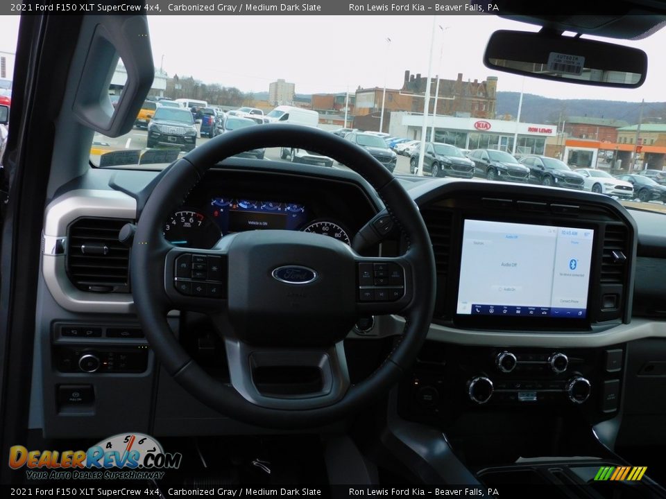 2021 Ford F150 XLT SuperCrew 4x4 Carbonized Gray / Medium Dark Slate Photo #13
