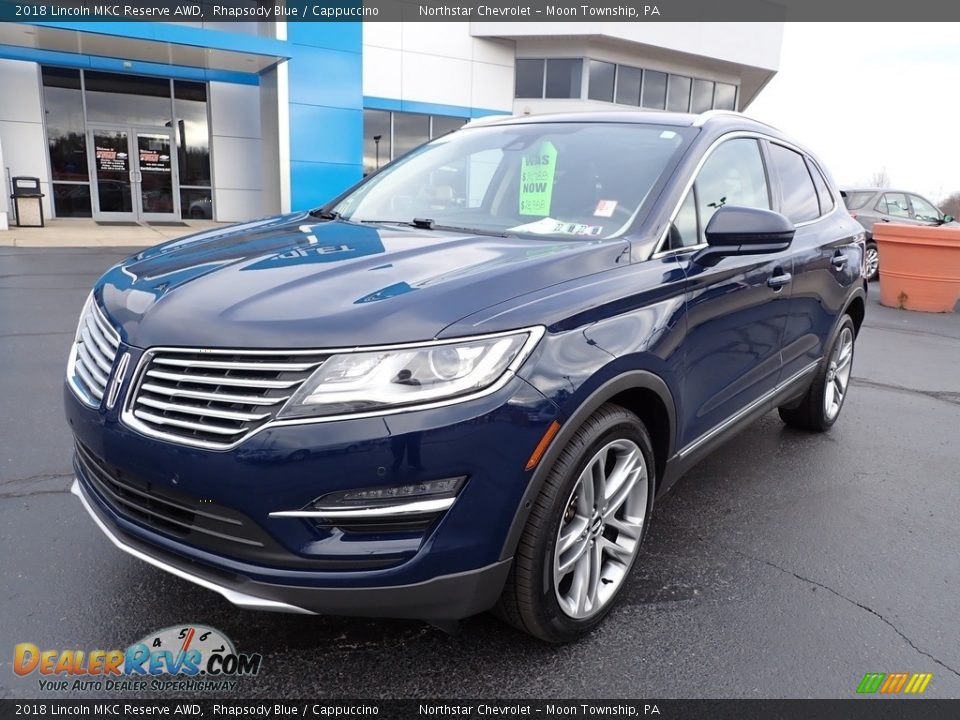 2018 Lincoln MKC Reserve AWD Rhapsody Blue / Cappuccino Photo #2