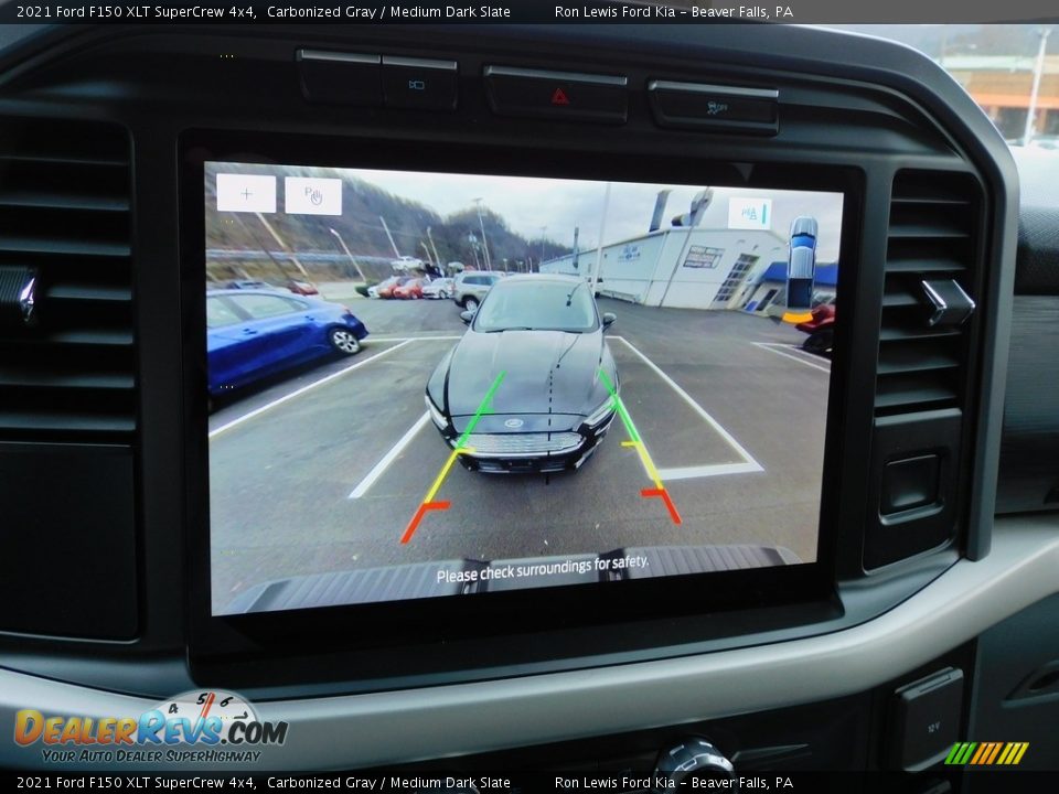 2021 Ford F150 XLT SuperCrew 4x4 Carbonized Gray / Medium Dark Slate Photo #16