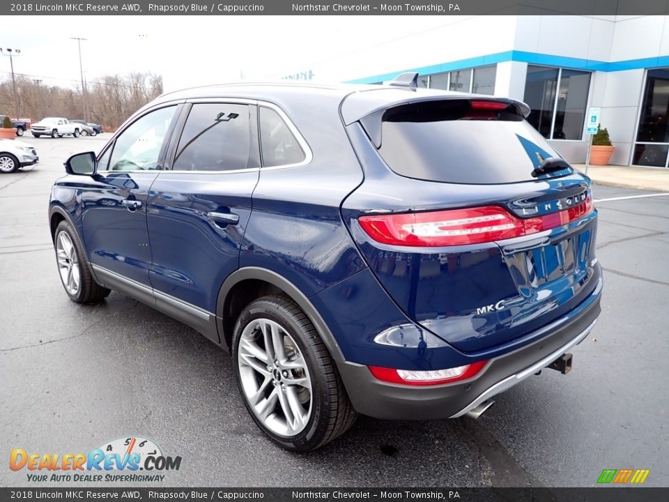 2018 Lincoln MKC Reserve AWD Rhapsody Blue / Cappuccino Photo #4