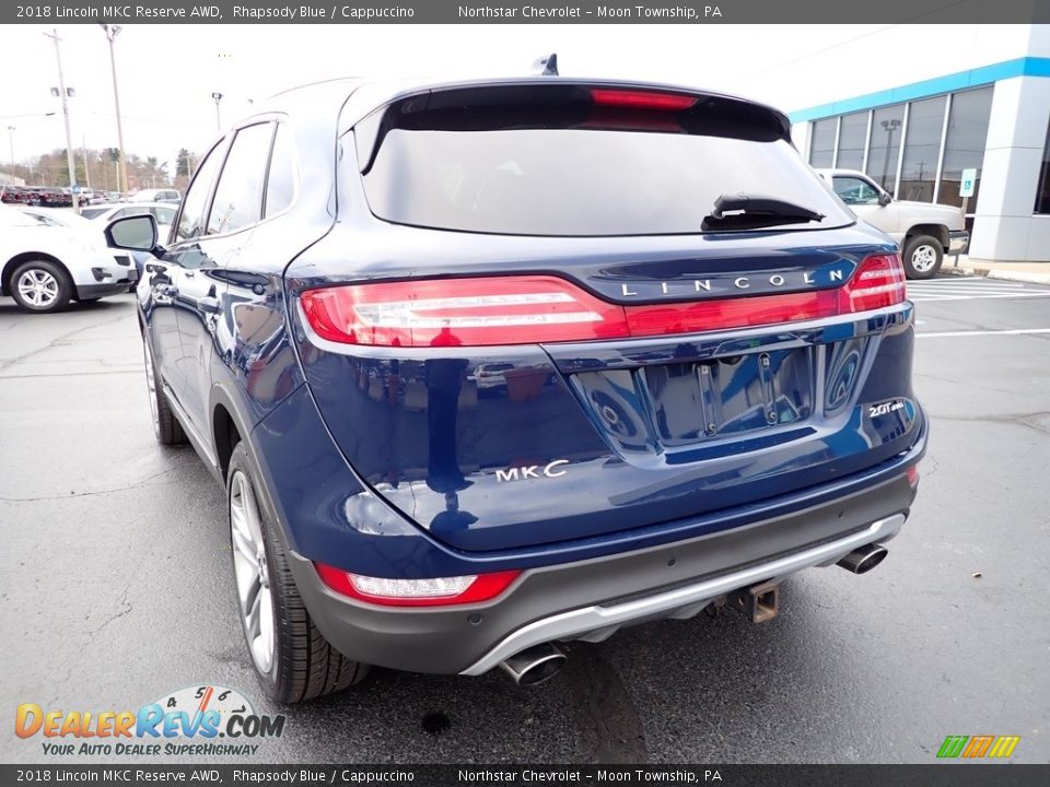 2018 Lincoln MKC Reserve AWD Rhapsody Blue / Cappuccino Photo #5