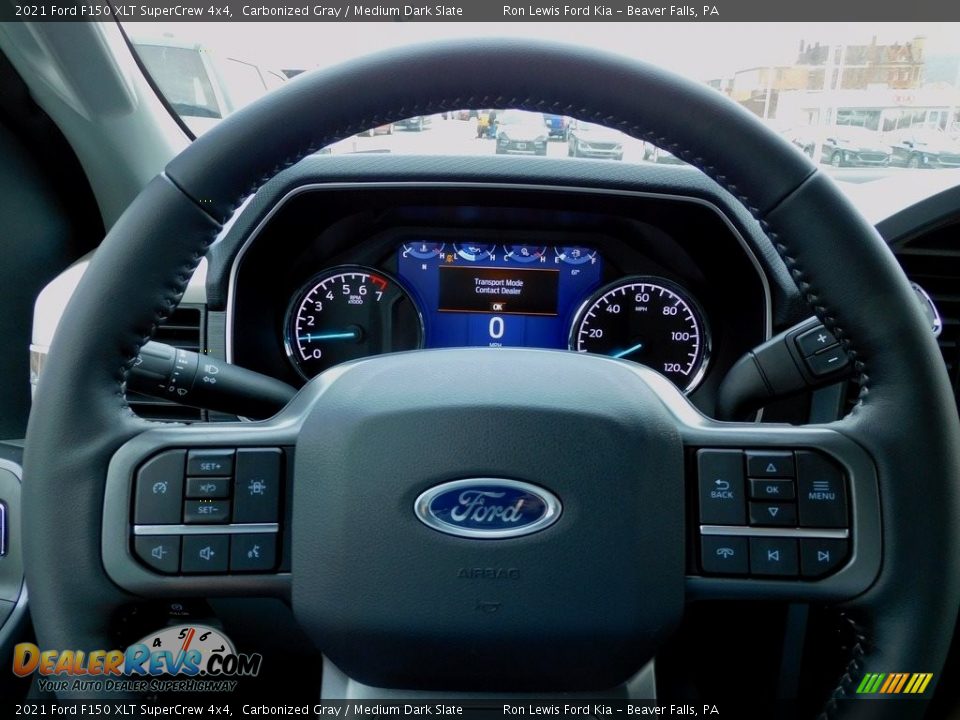 2021 Ford F150 XLT SuperCrew 4x4 Carbonized Gray / Medium Dark Slate Photo #19