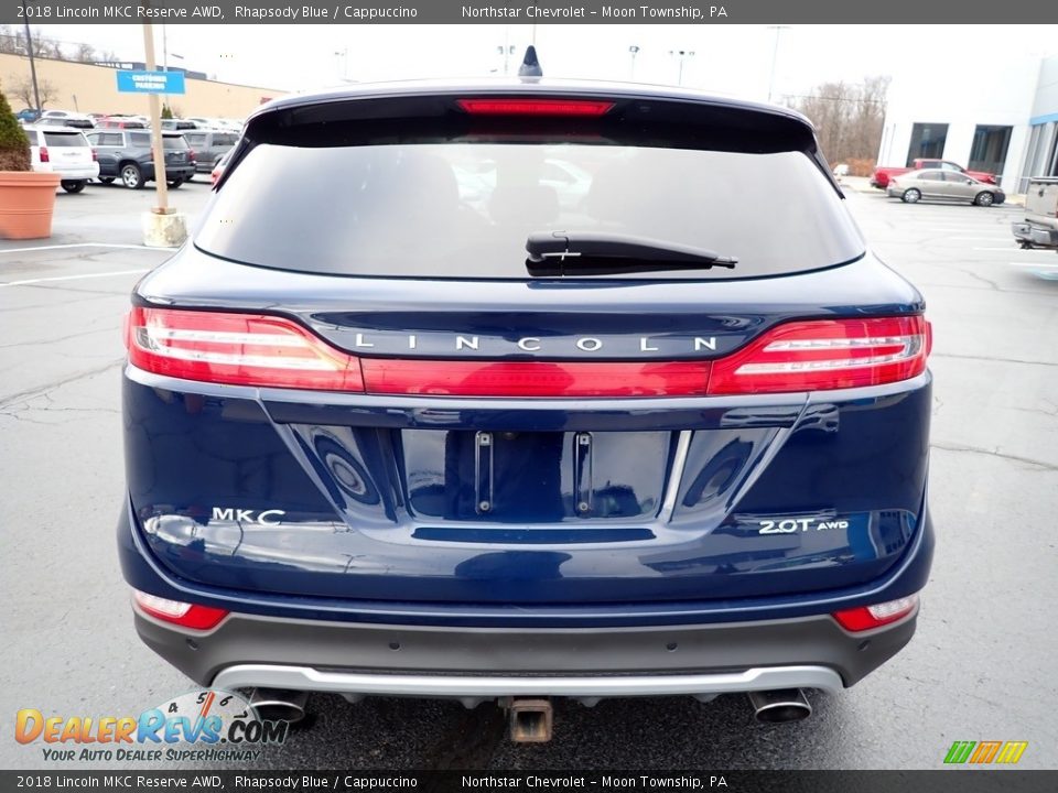 2018 Lincoln MKC Reserve AWD Rhapsody Blue / Cappuccino Photo #6