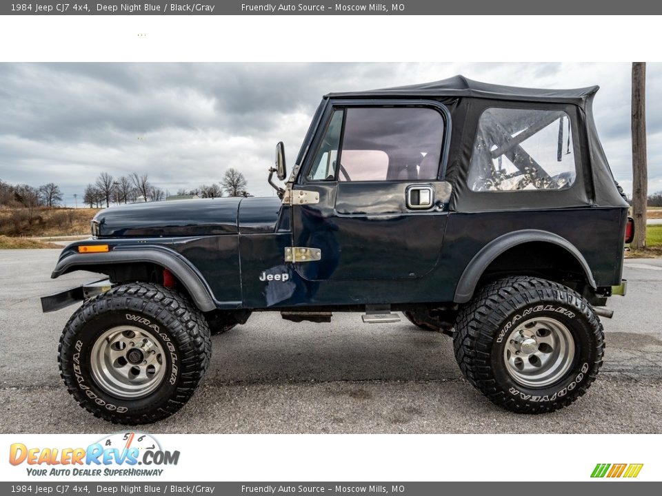 Deep Night Blue 1984 Jeep CJ7 4x4 Photo #7