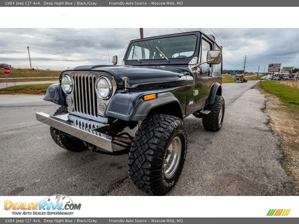 Deep Night Blue 1984 Jeep CJ7 4x4 Photo #8