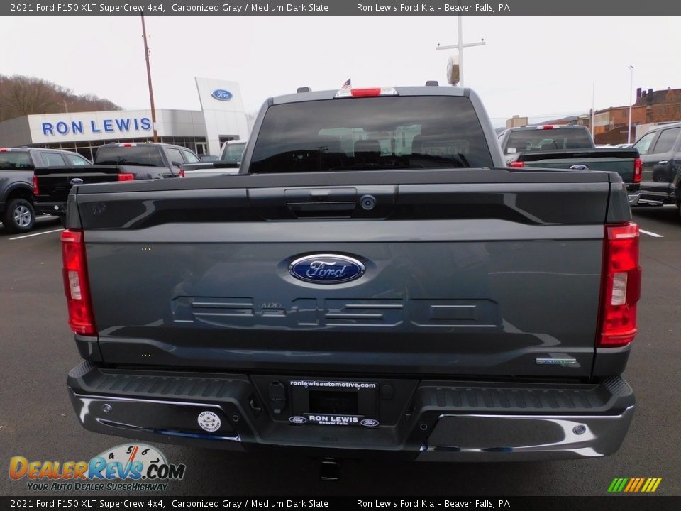 2021 Ford F150 XLT SuperCrew 4x4 Carbonized Gray / Medium Dark Slate Photo #3