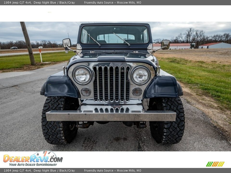 Deep Night Blue 1984 Jeep CJ7 4x4 Photo #9