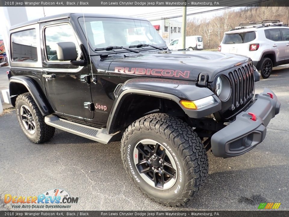 2018 Jeep Wrangler Rubicon 4x4 Black / Black Photo #8