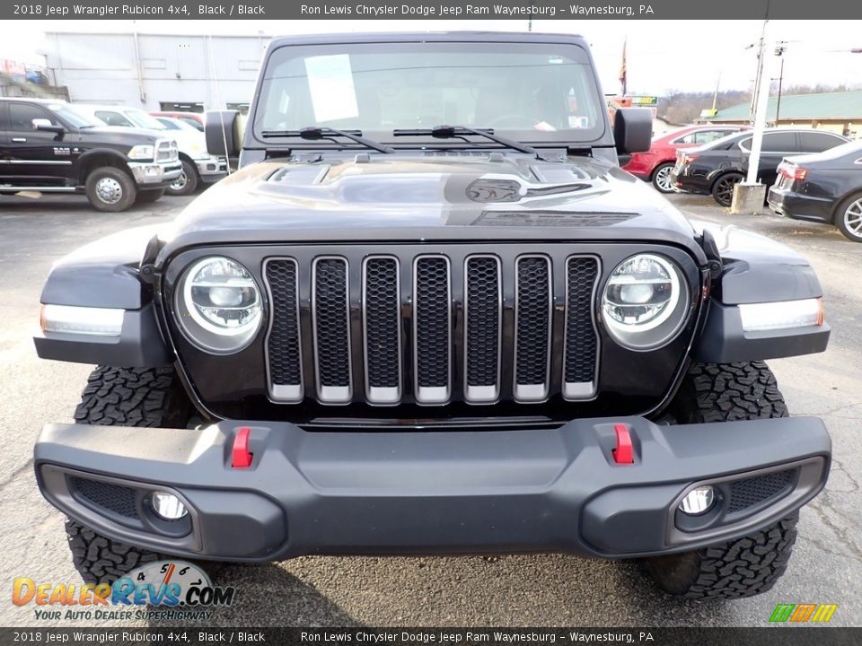 2018 Jeep Wrangler Rubicon 4x4 Black / Black Photo #9